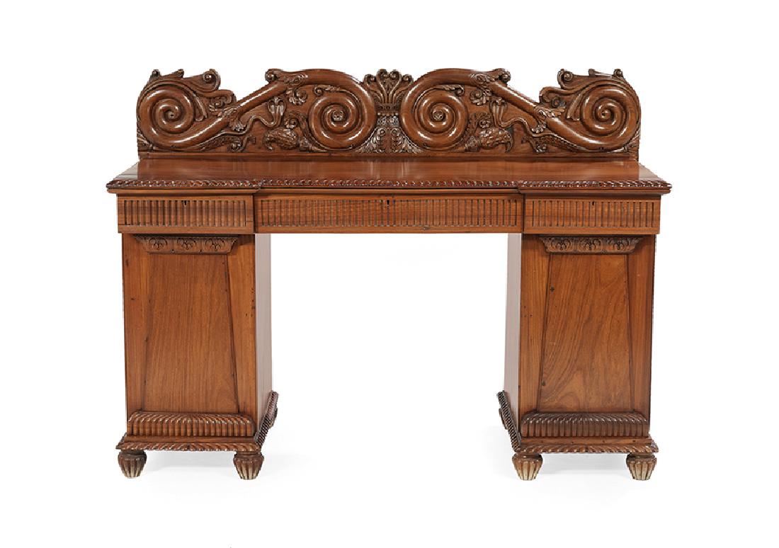 Anglo-Colonial Indian Rosewood Sideboard (1 of 1)