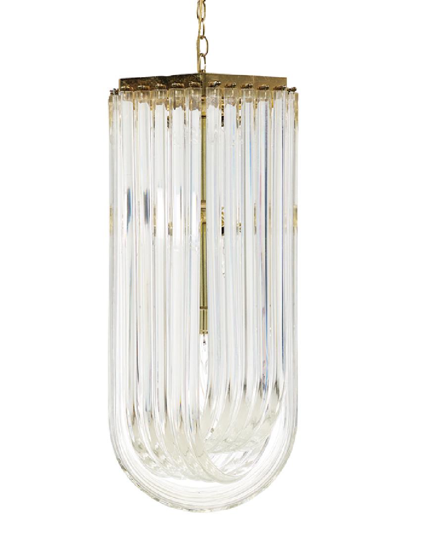 Vintage Venini-Style Lucite Hall Lantern (1 of 1)