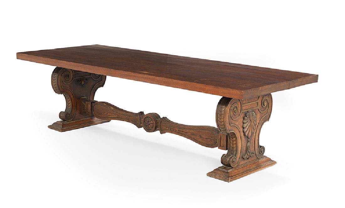 Continental Oak Refectory Table (1 of 2)