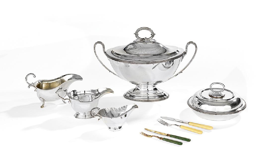 Victorian and Later Silverplate Tableware (1 of 1)