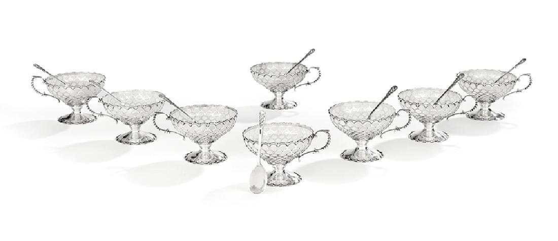 Eight-Piece Sterling Silver Sorbet Service (1 of 1)