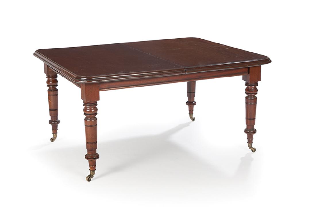 Victorian-Style Mahogany Banquet Table (1 of 2)