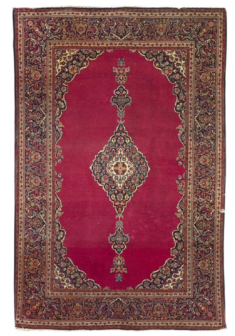 Antique Persian Kashan Carpet (1 of 1)