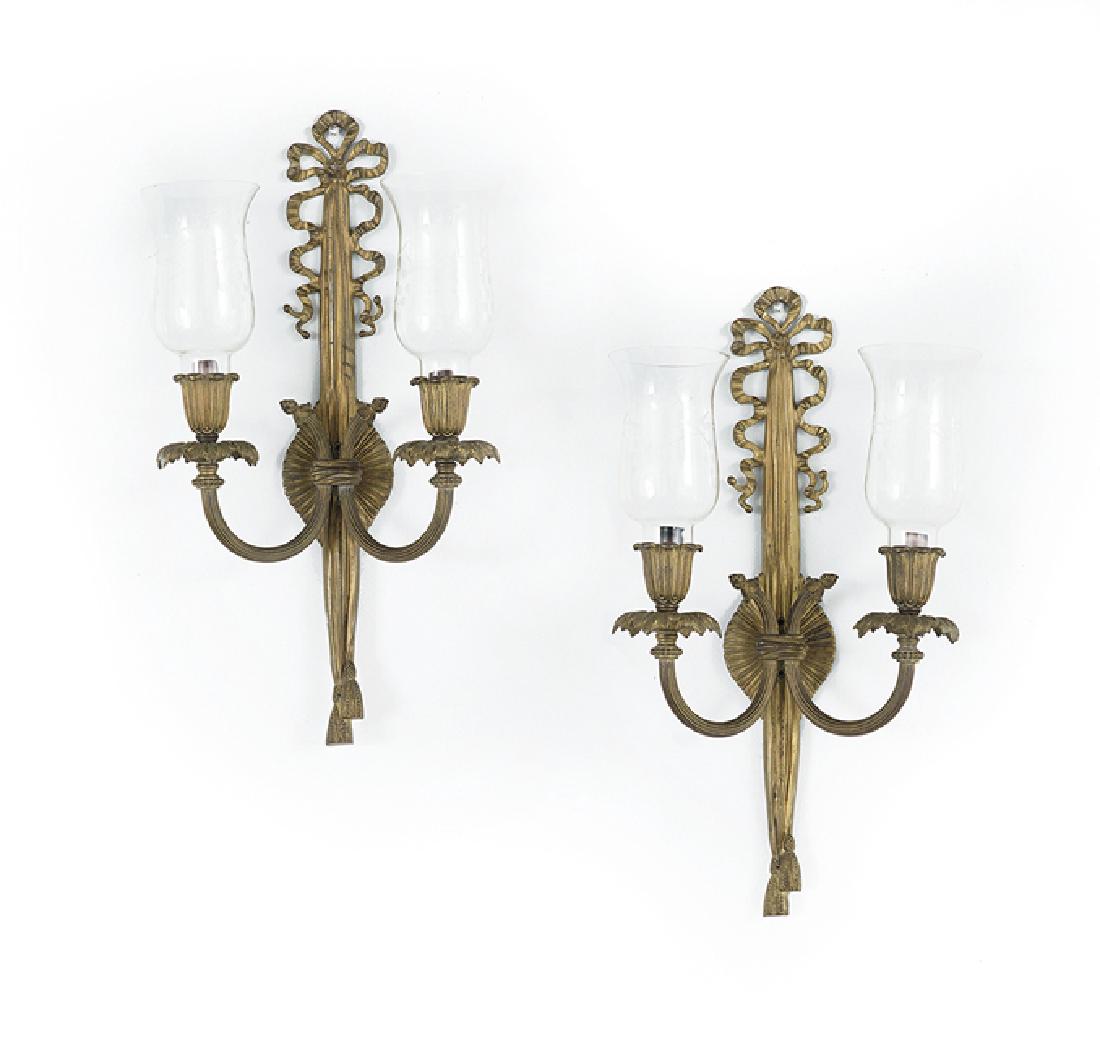 Pair of French Neoclassical-Style Sconces (1 of 1)