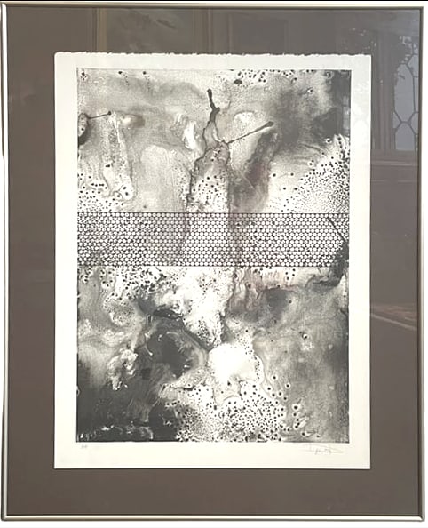 Laszlo Dus Abstract Signed Lithograph (1 of 4)