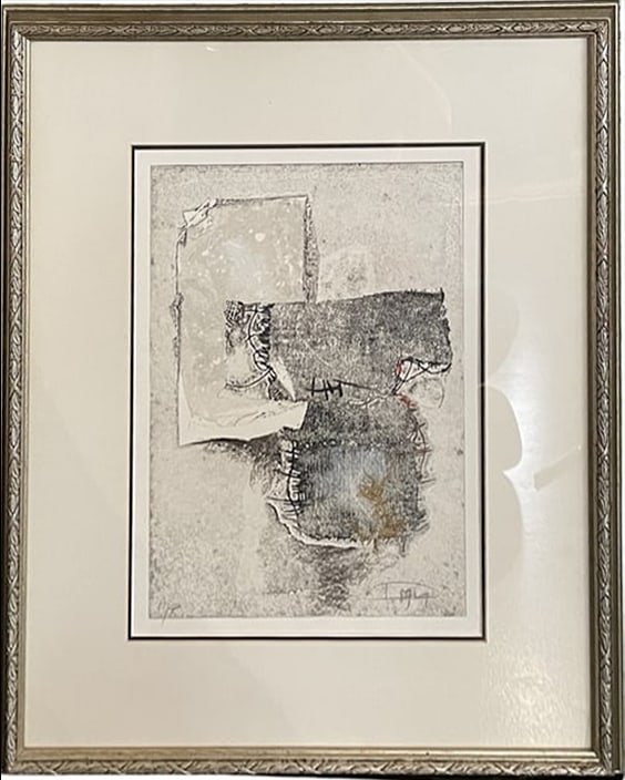 Laszlo Dus Monoprint 1987 Signed  Lithograph (1 of 4)