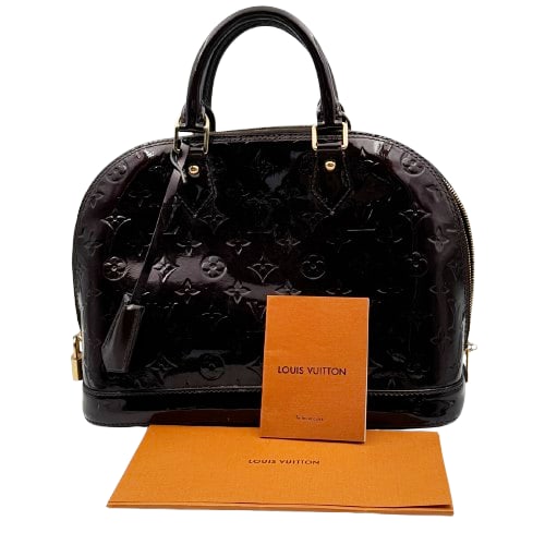 Louis Vuitton Monogram Vernis Alma Patent Leather Bag (1 of 9)