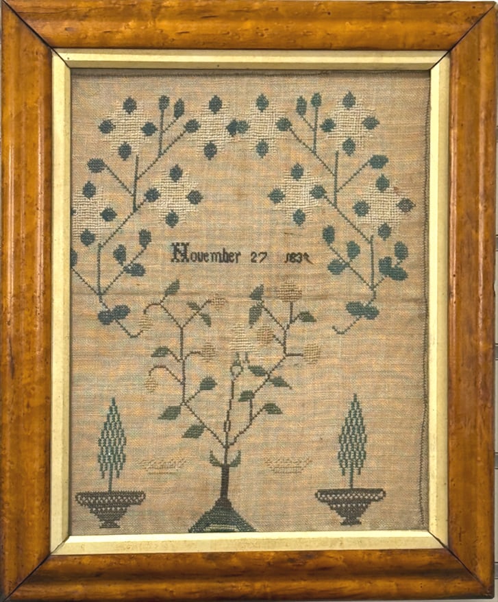 Early American November 27 1832 Sampler (1 of 5)