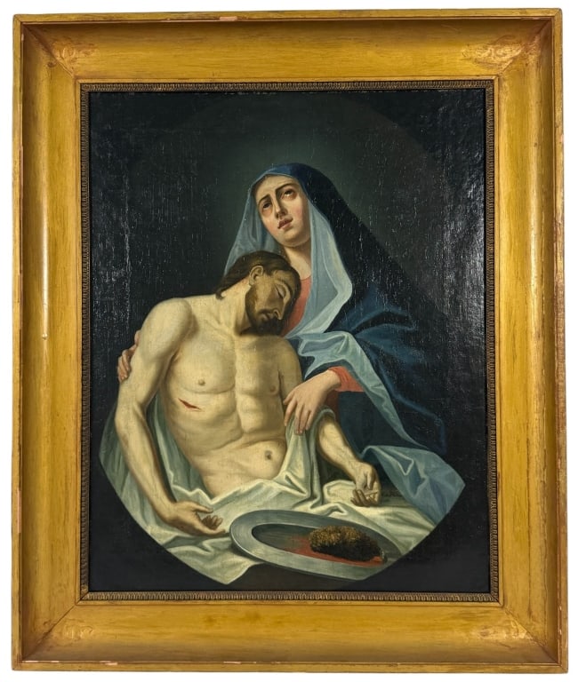 THE LAMENTATION OF CHRIST RELIGIOUS OIL PAINTING (1 of 9)