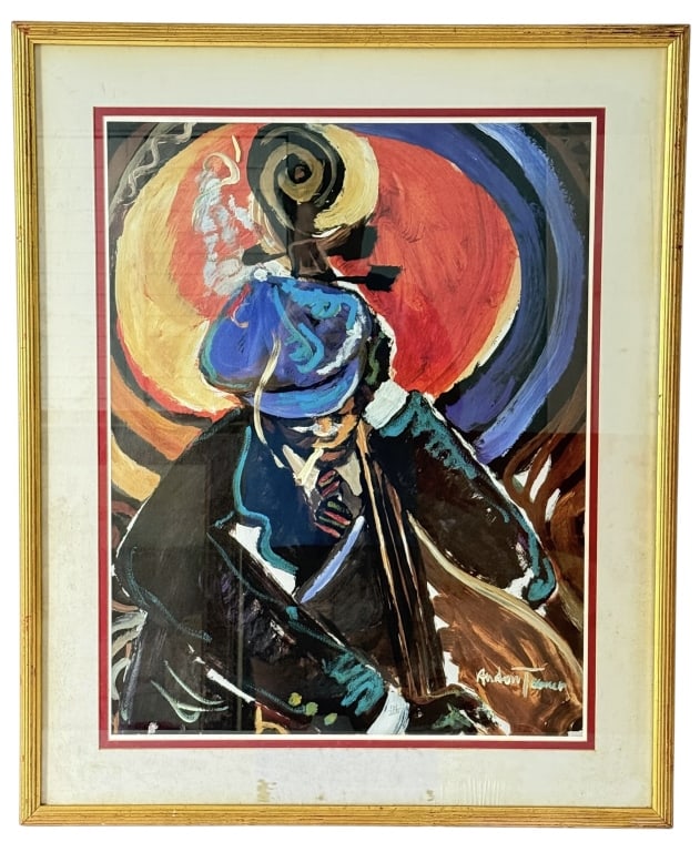 ANDREW TURNER JAZZ BASSIST SIGNED PRINT 121/350 (1 of 5)