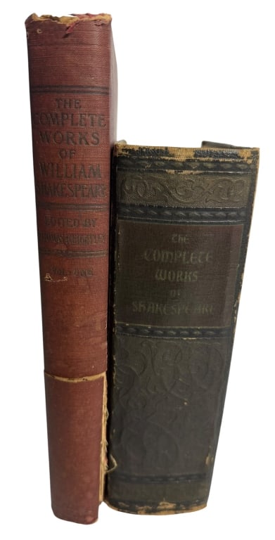 TWO VINTAGE WORKS OF WILLIAM SHAKESPEARE BOOKS (1 of 8)