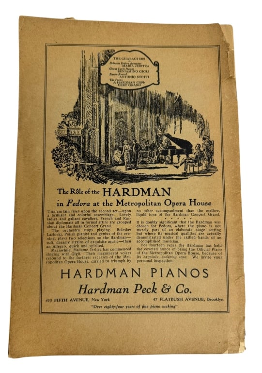 1925 METROPOLITAN OPERA HOUSE LIBRETTO - 2