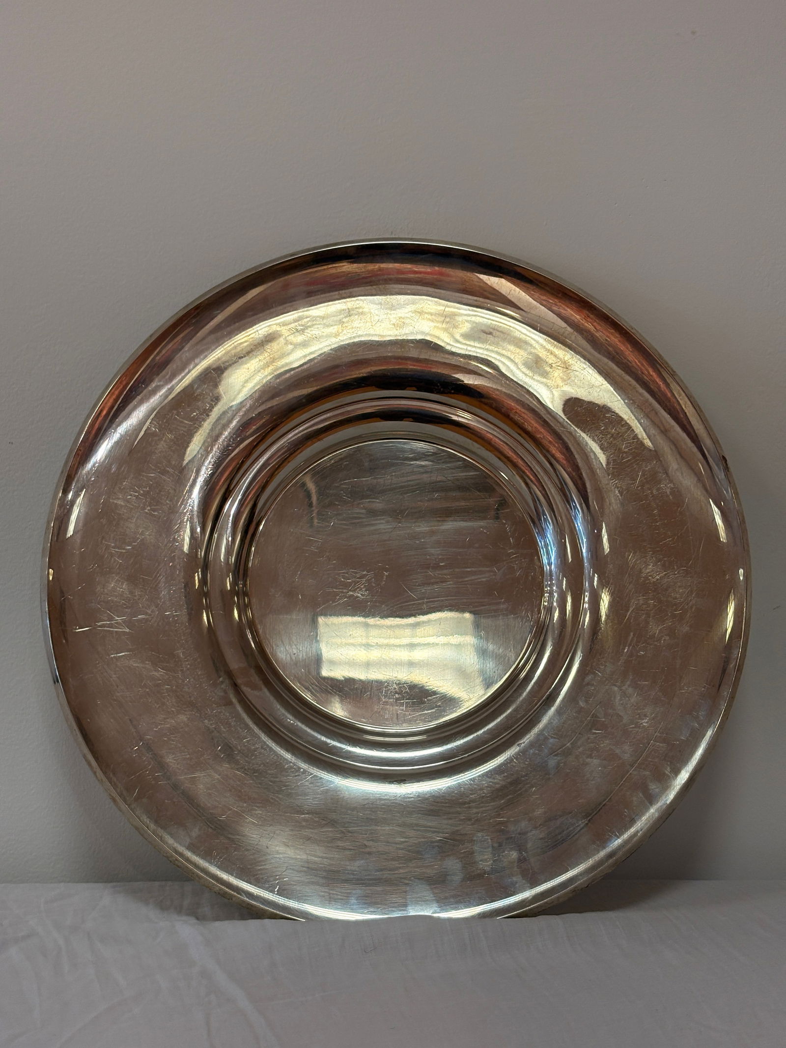 Large Sterling Silver Platter by "Towle" (1 of 4)