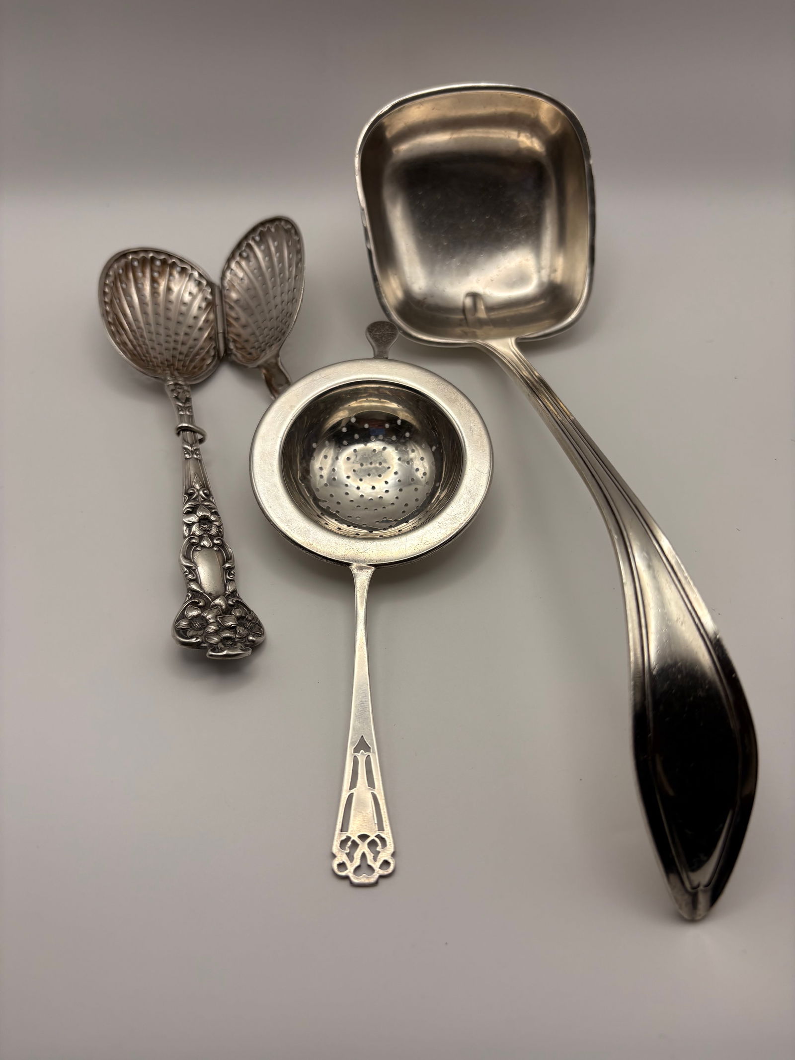 3 Antique Decorative Sterling Silver Pieces (1 of 7)