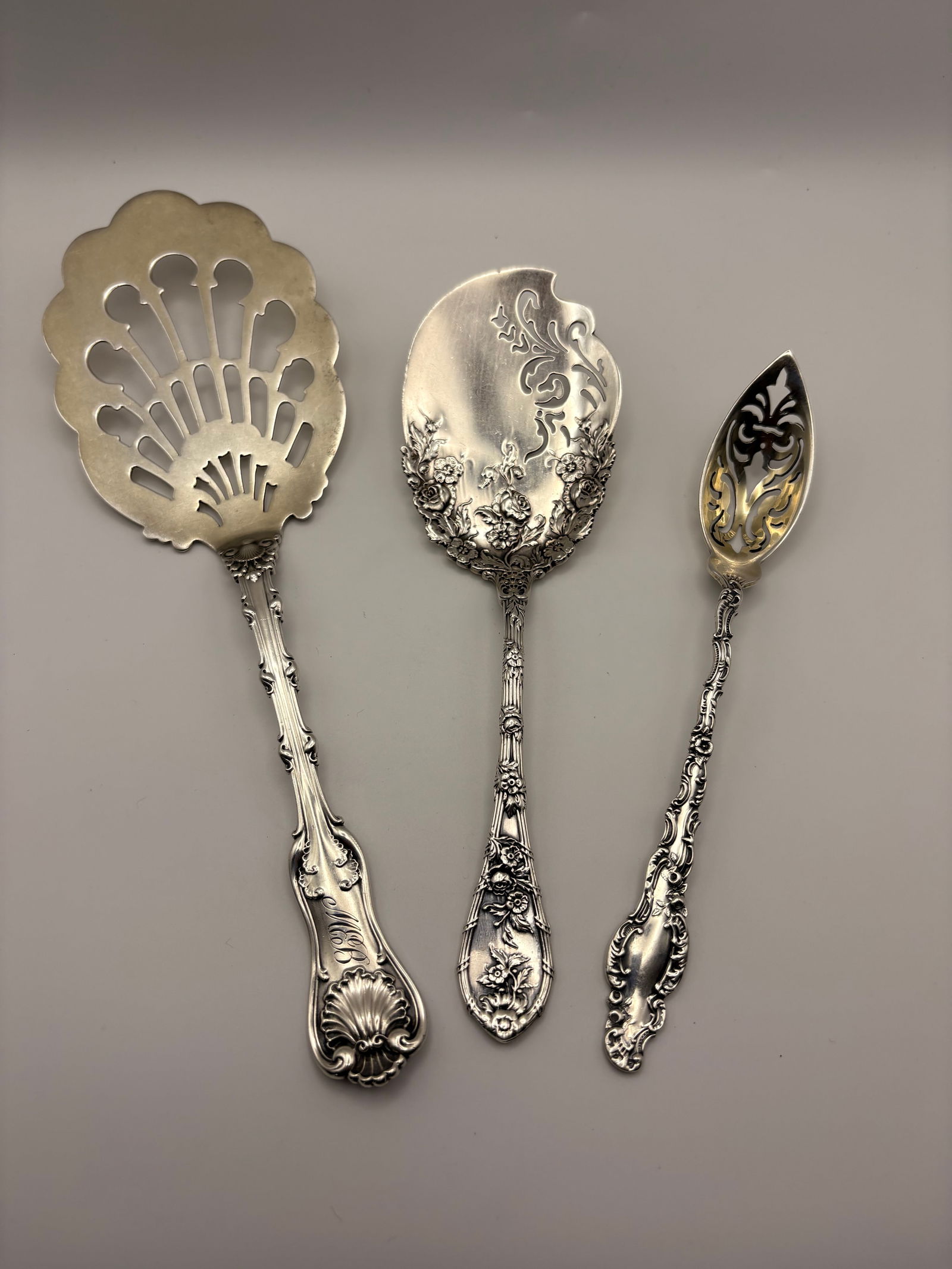 3 Antique Sterling Silver Cutlery Pieces (1 of 9)