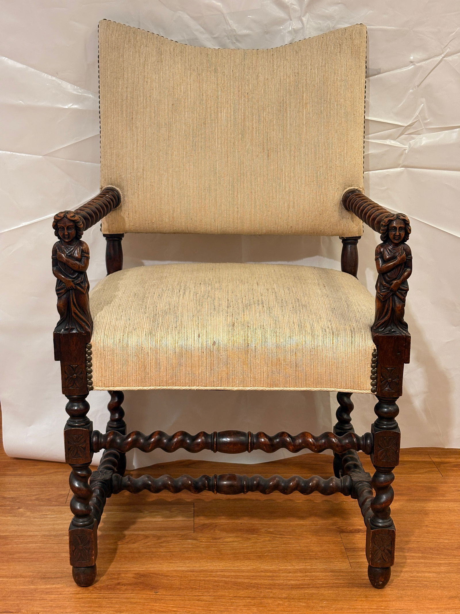 Antique French Jacobean Chair (1 of 8)