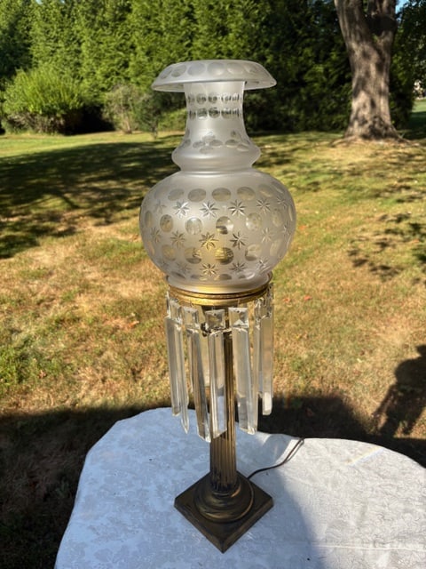 Antique Astral Lamp (1 of 5)