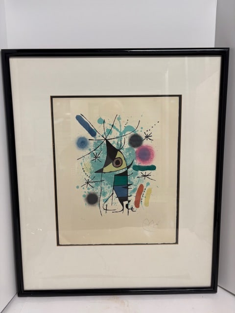 Jean Miro (1893-1985) “The Singing Fish” Lithograph (1 of 8)