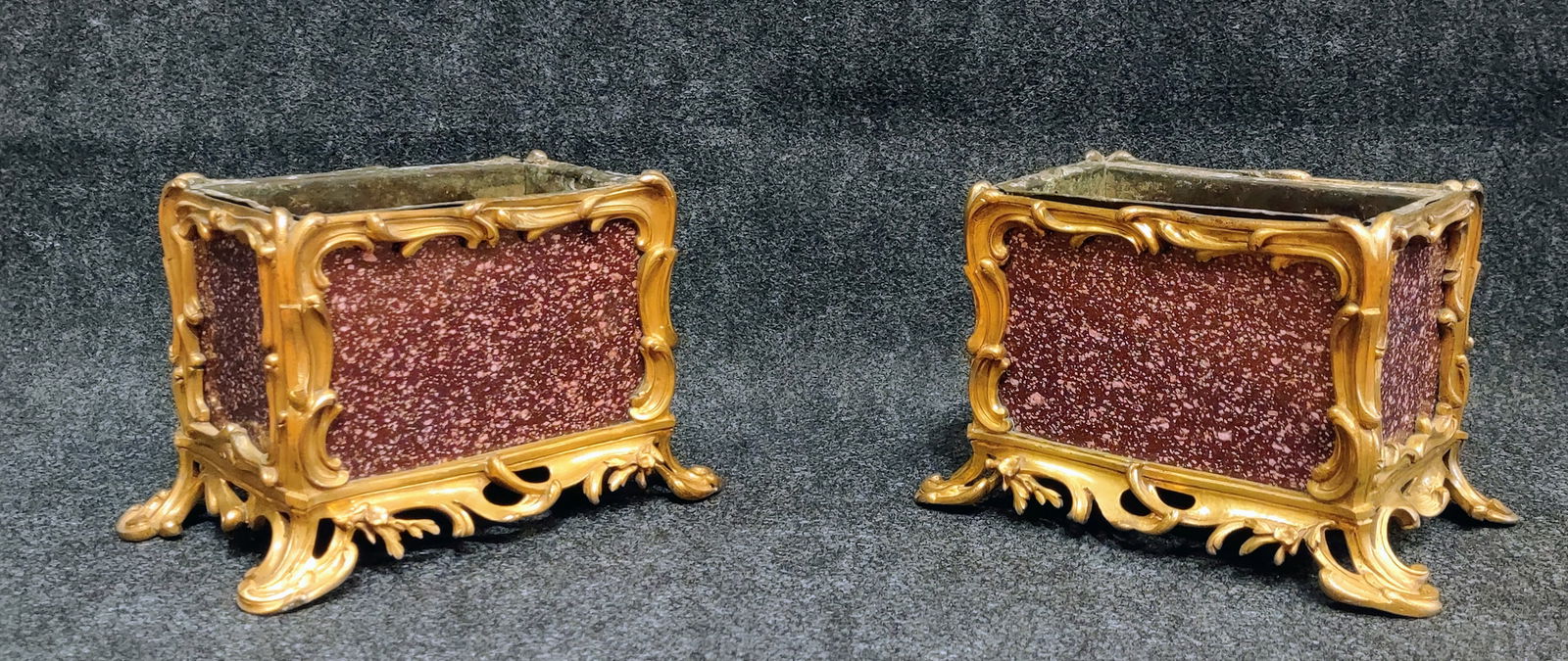 Pair of Ormolu-Mounted Marble Jardiniere (1 of 5)