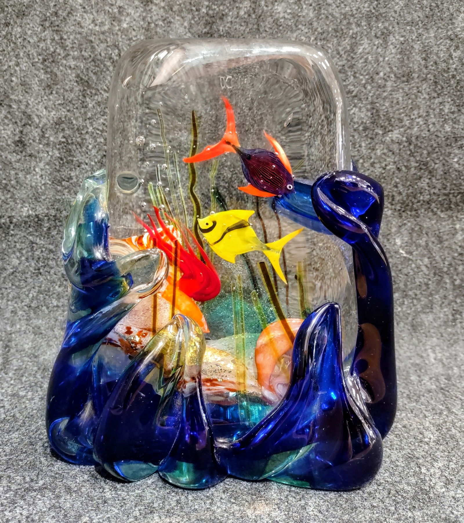 Extraordinary Art Glass Aquarium By "Murano" (1 of 7)