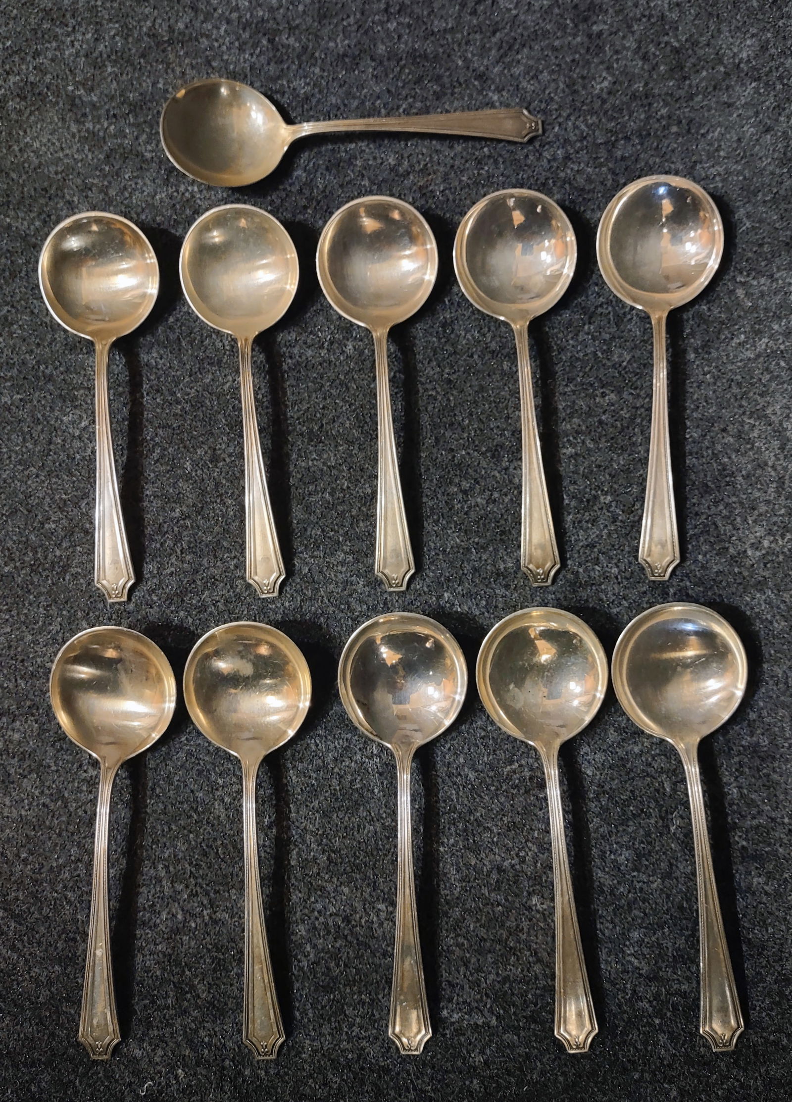 11 Sterling Silver Spoons by "Gorham" (1 of 3)