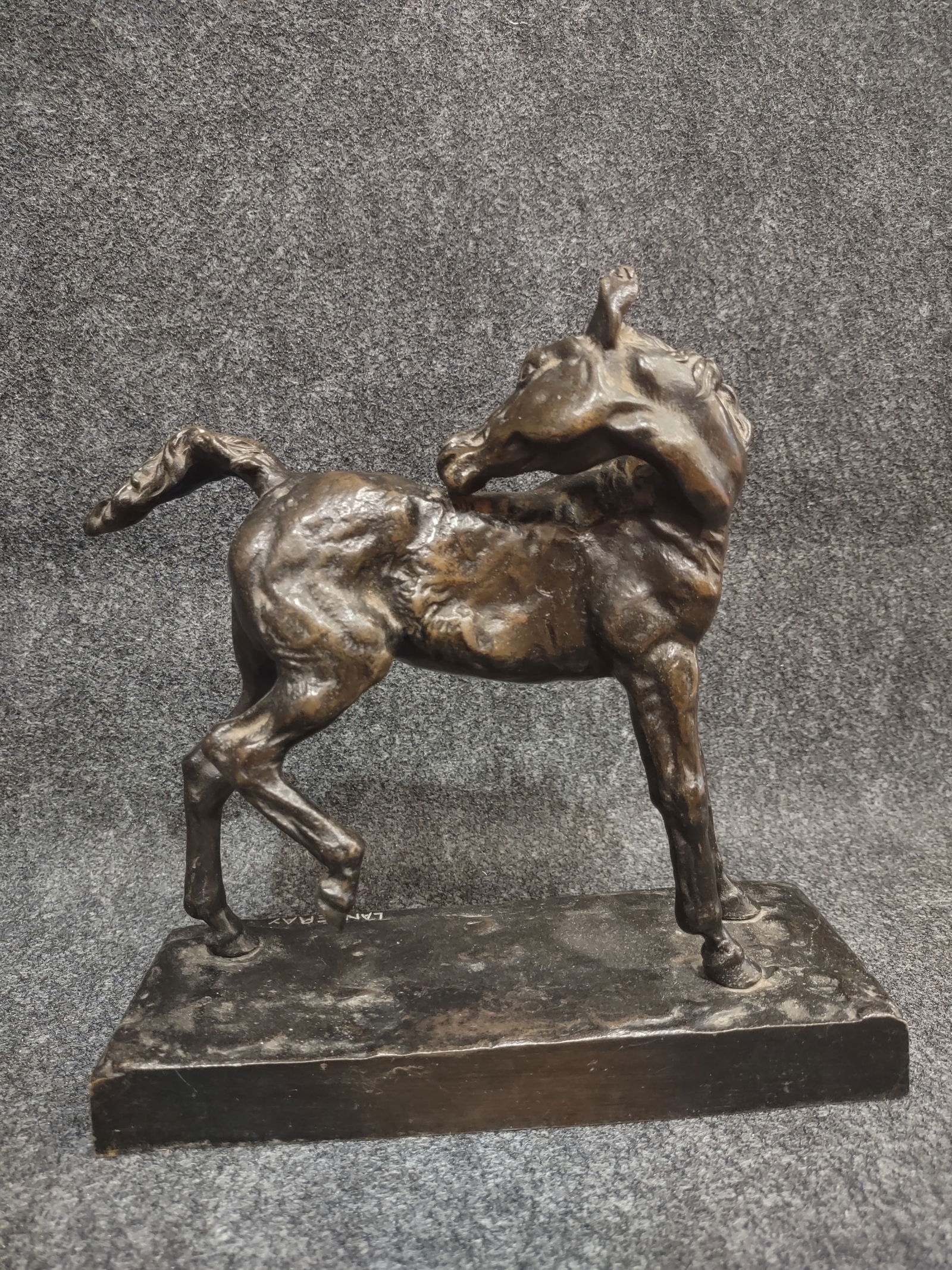 Bronze sculpture of a Horse By Russian "Lanceray" (1 of 8)