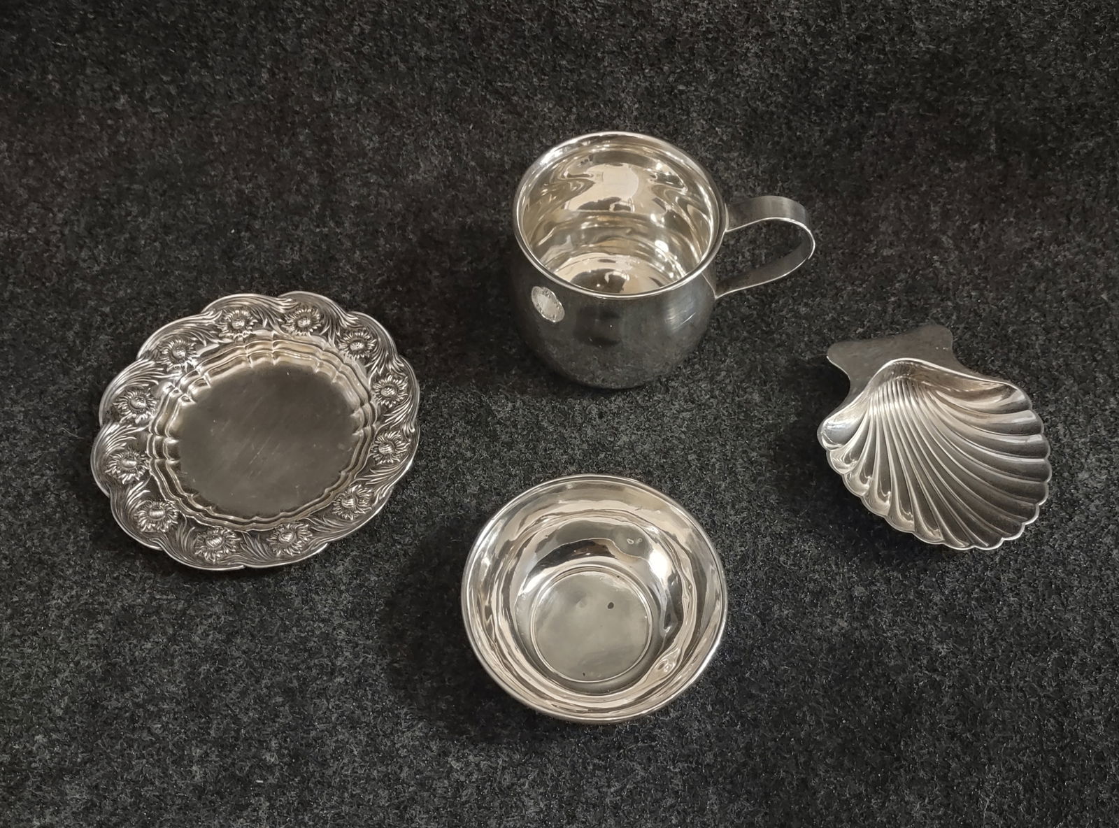 4 Steling Silver Mis. items including 2 by " Tiffany" (1 of 9)