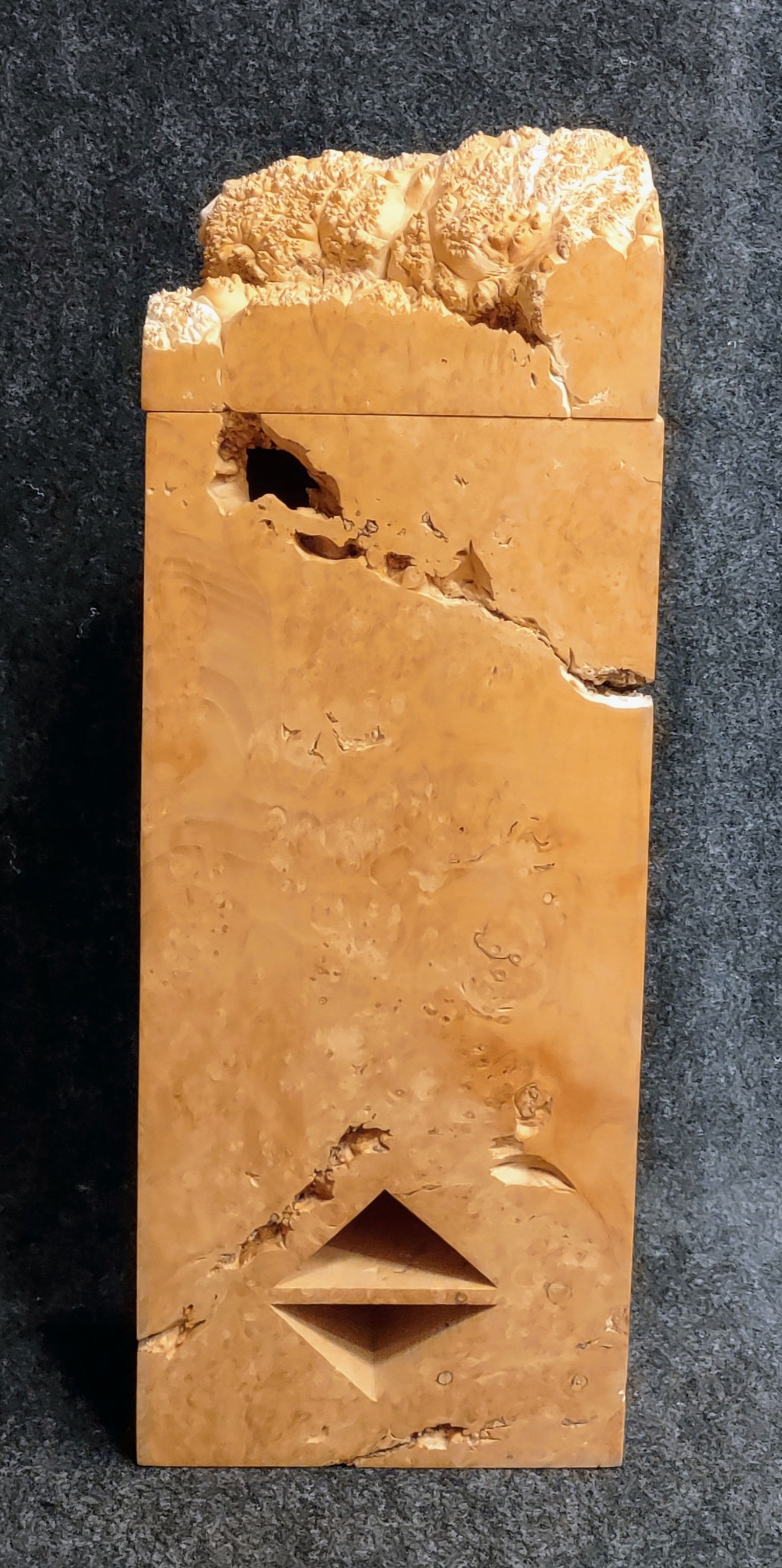 Michael Elkan Oregan Burled Wood Box Signed 1942-2014 (1 of 7)