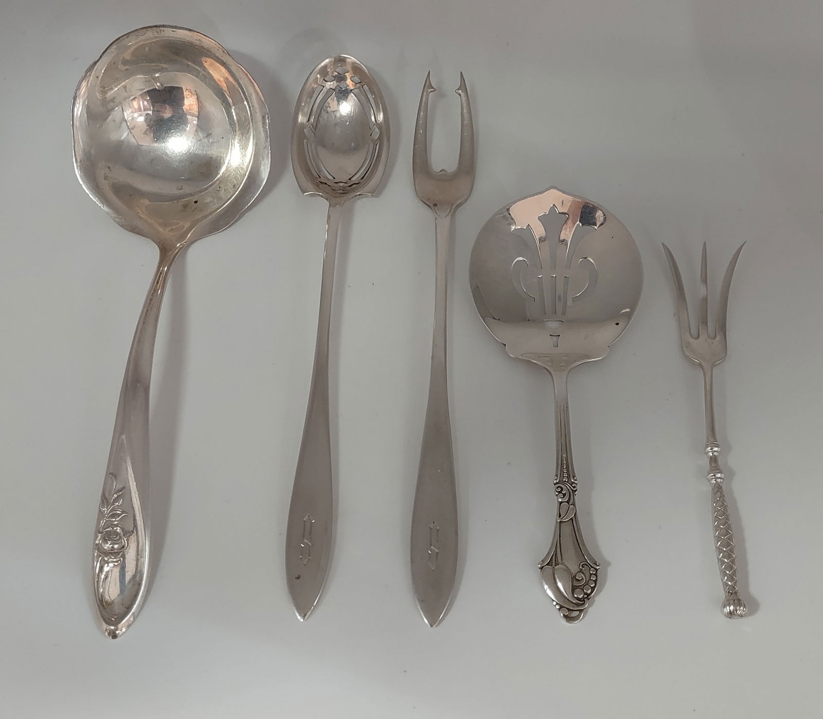 5 Sterling Silver Serving items (1 of 6)