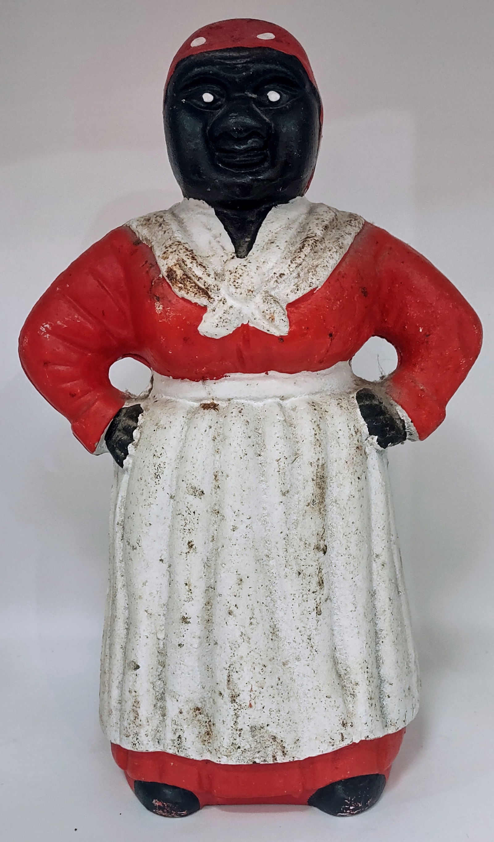 Antique Cast Iron Black Americana Coin Bank (1 of 3)