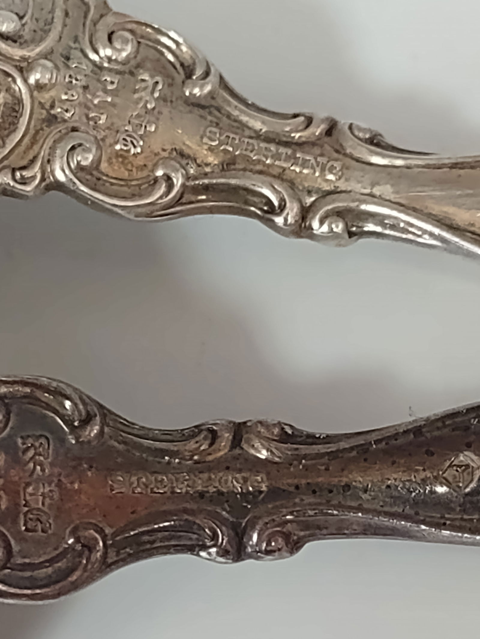 Four (4) Sterling Silvert Serving Spoons - 4