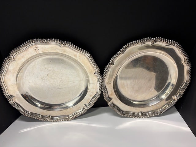 Pair of Silver Plate Dishes by "Tiffany" (1 of 4)