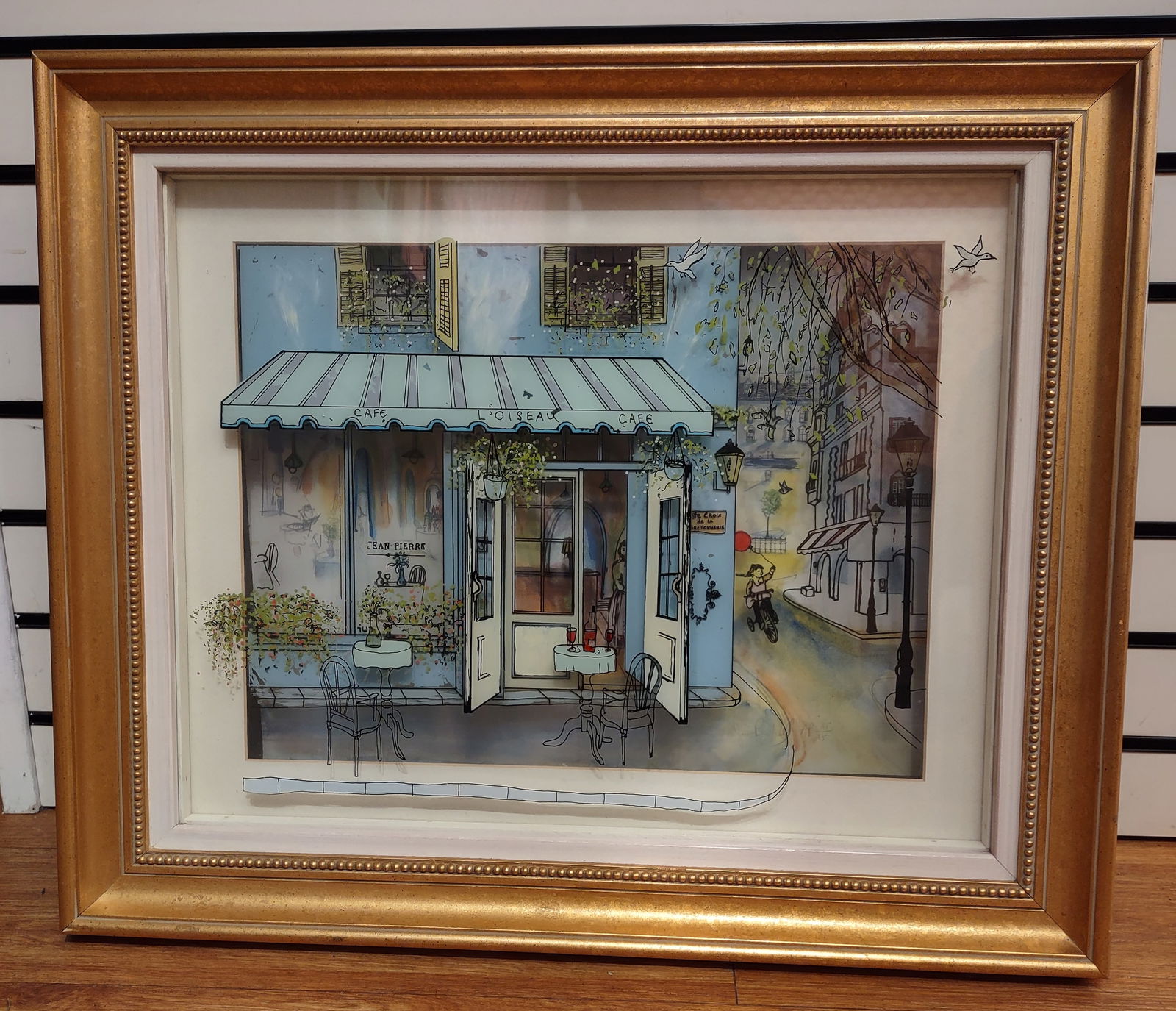 French Painting on Glass by "Jean-Pierre Weill" (1 of 5)