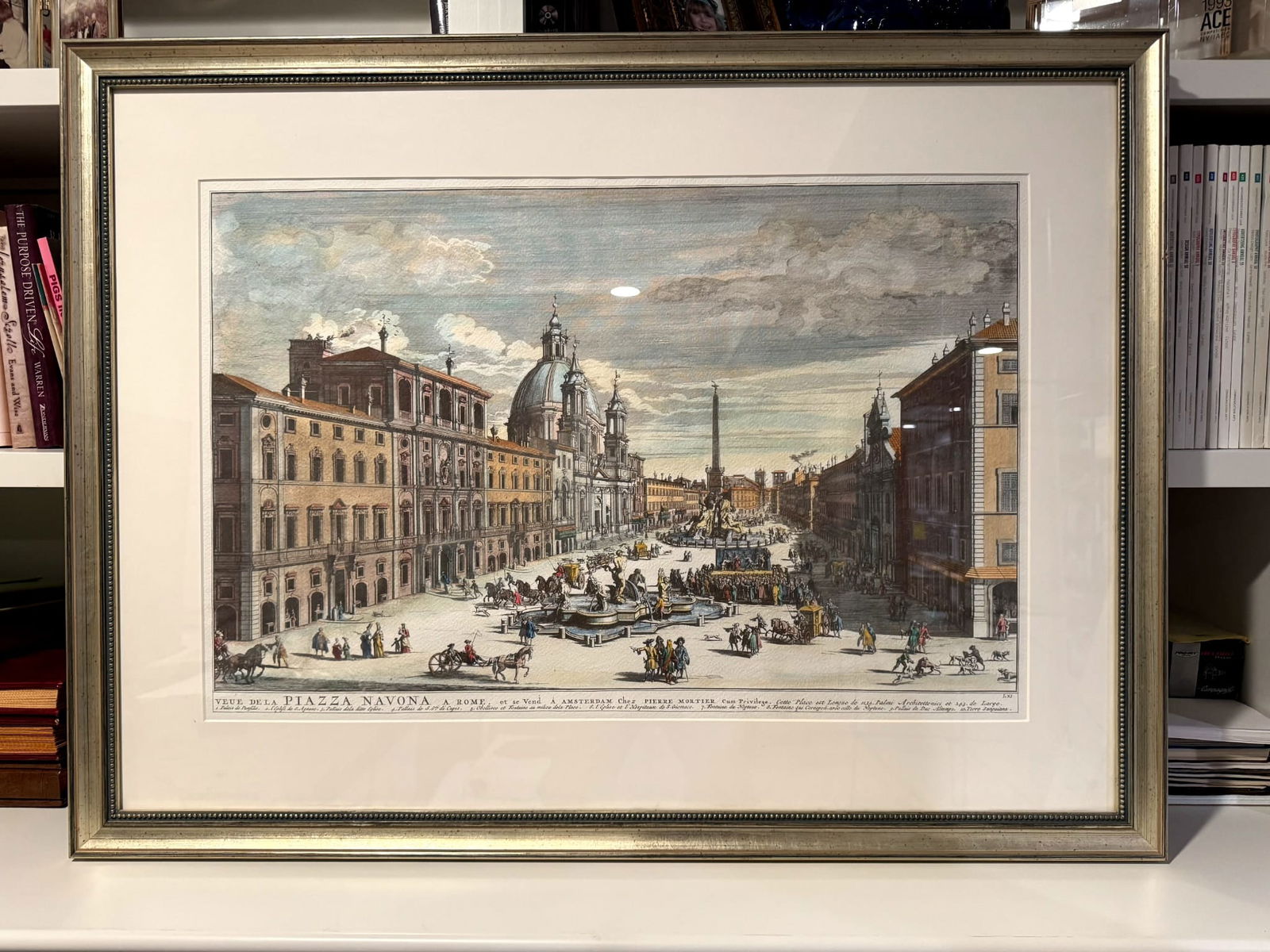 Large Italian Lithograph (1 of 6)