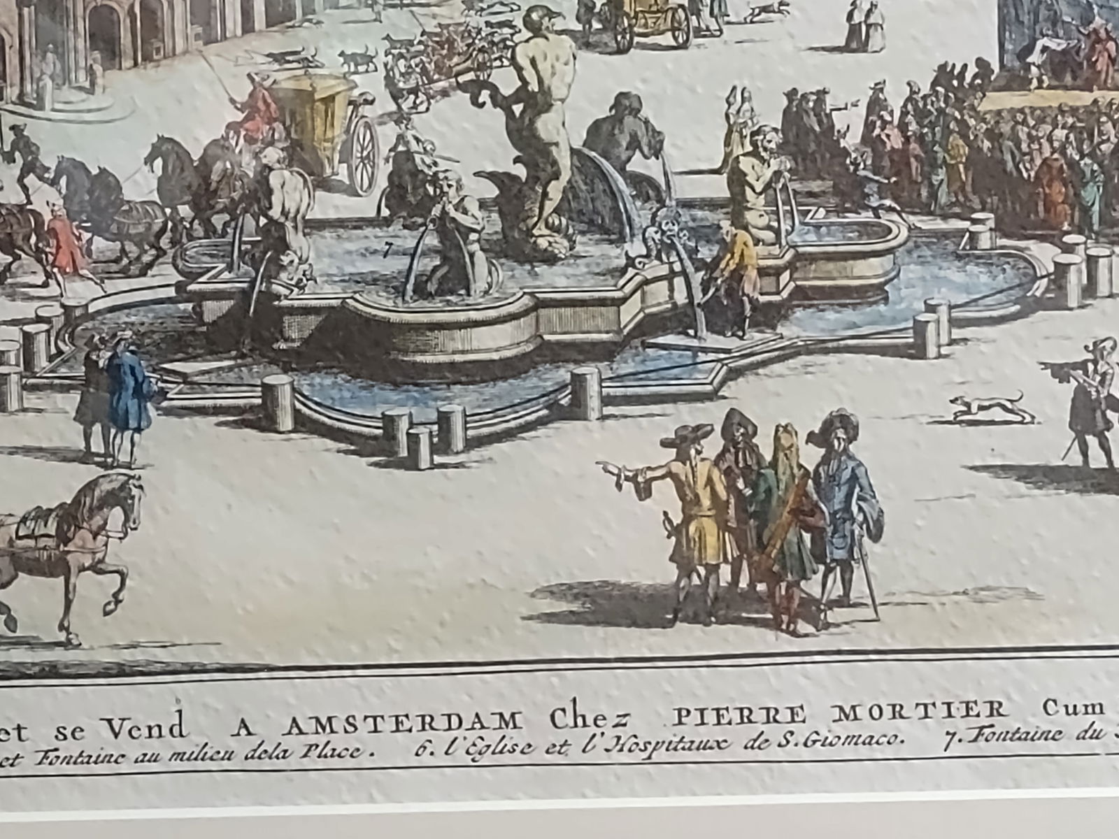 Large Italian Lithograph - 4