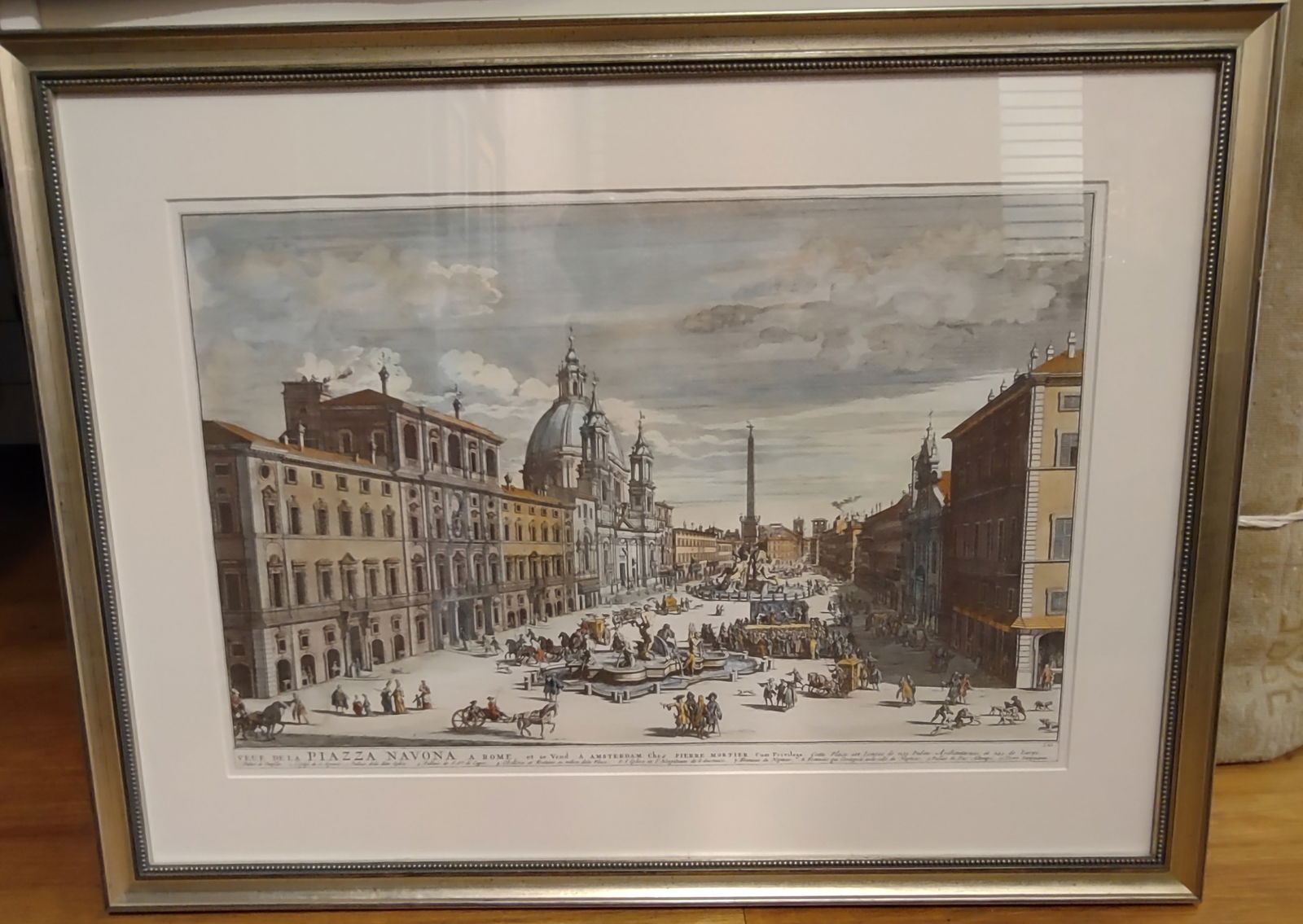 Large Italian Lithograph - 6