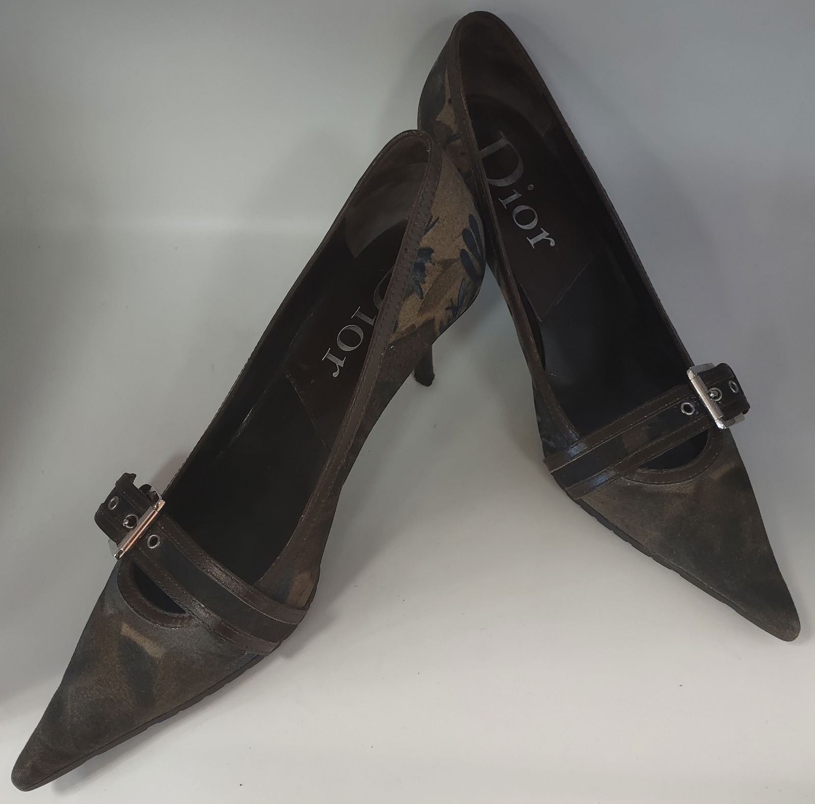 Christian Dior Camo Heels Size 37 1/2: Christian Dior High Heels, Size 37 1/2