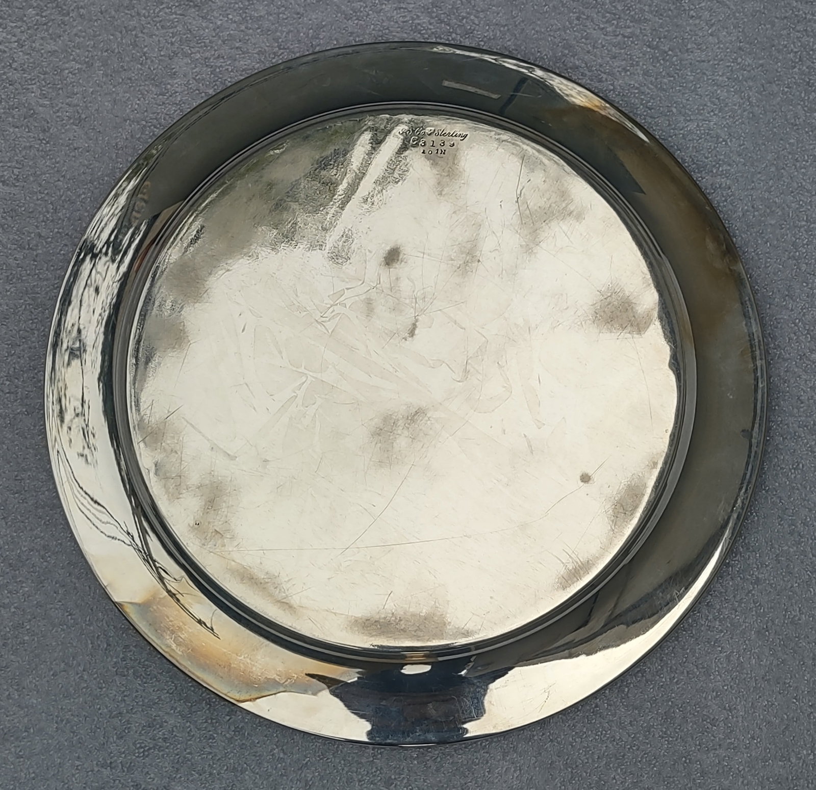 10" Sterling Silver Serving Plate - 2