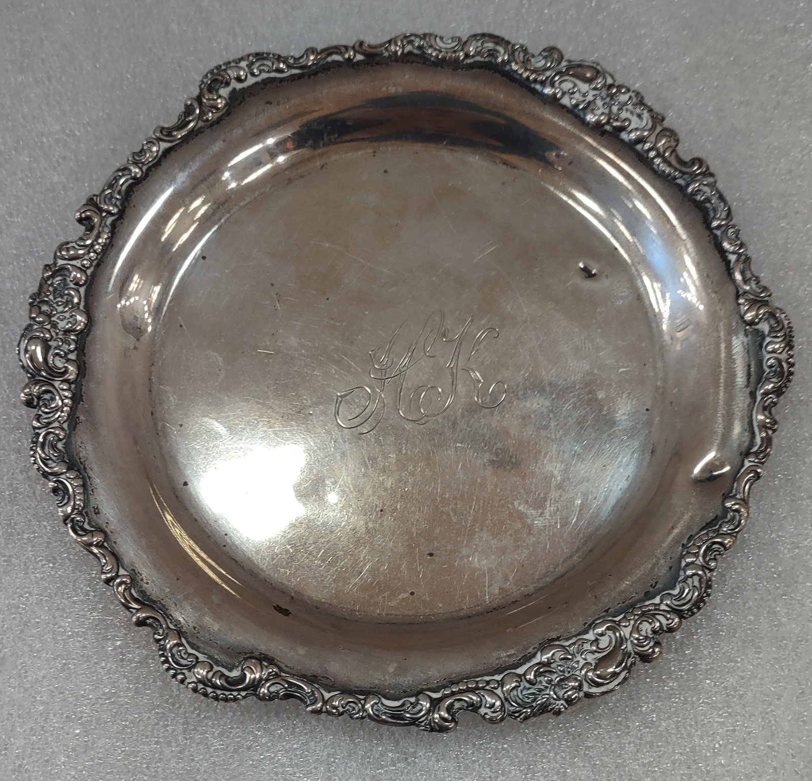 2 Sterling Silver Plates - 2
