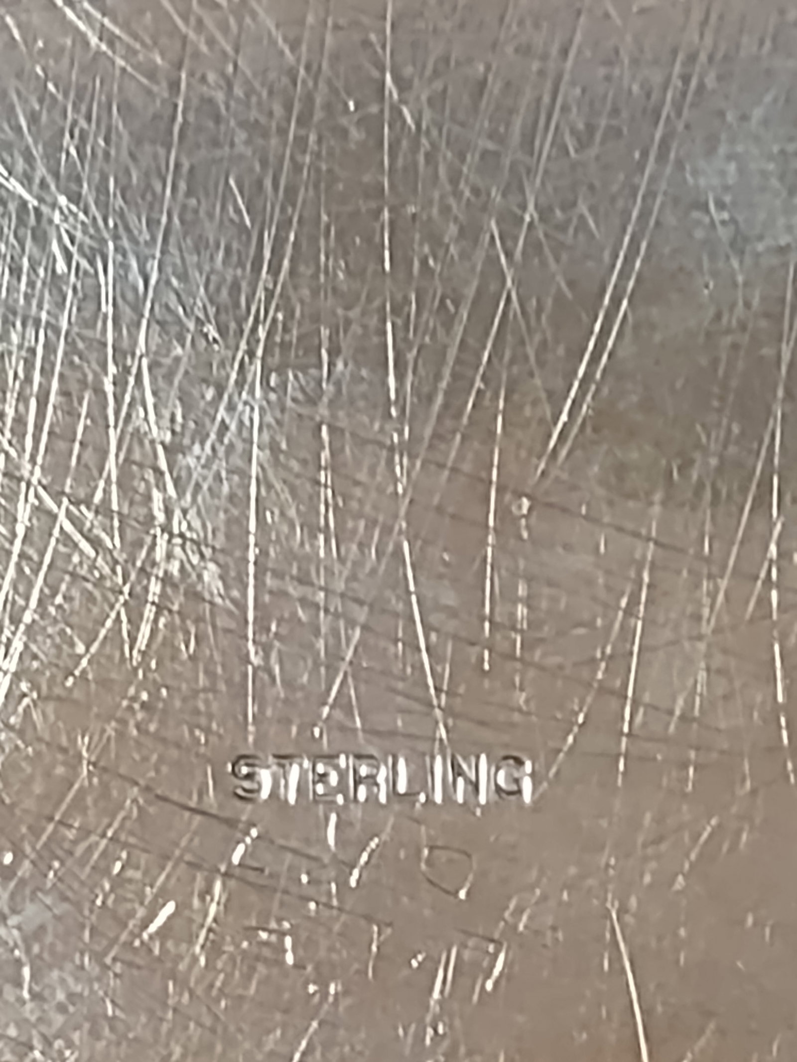 2 Sterling Silver Plates - 3