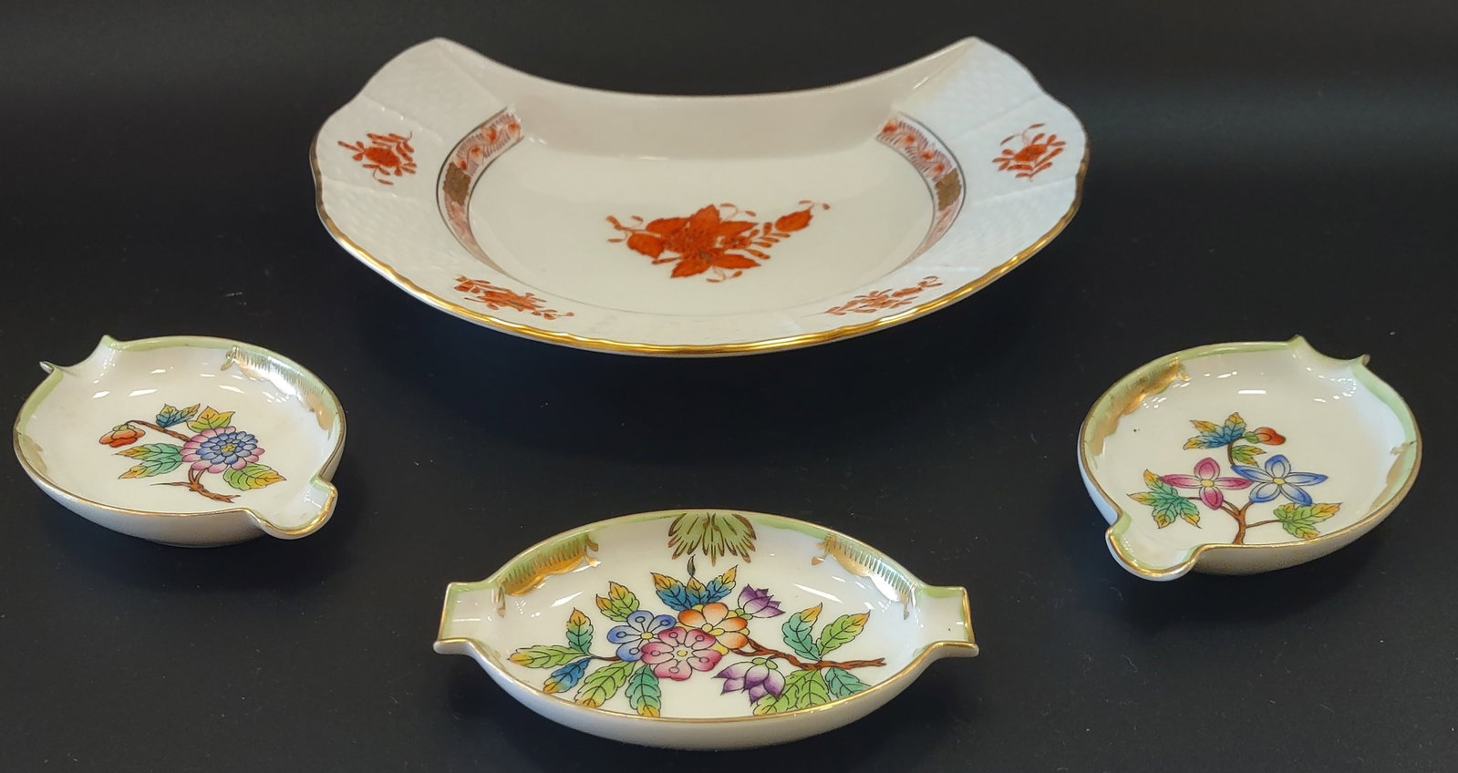 4 Herend Grouping including A Rare Bone Dish (1 of 4)
