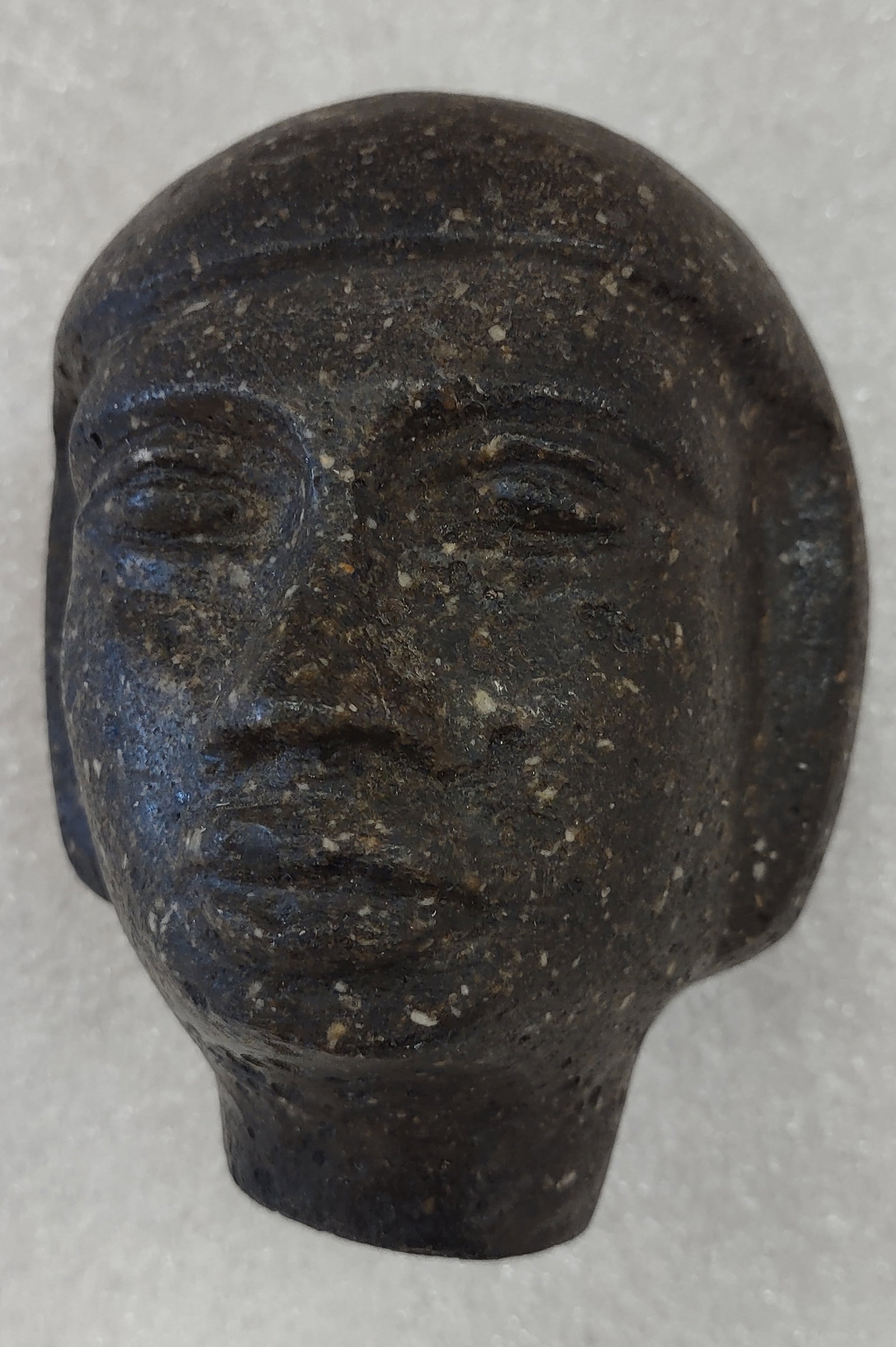 An Ancient Romano-Egyptian Basalt head of a Man: An Ancient Romano-Egyptian Basalt head of a ManShipping: Multiple shipping options available. In-house shipping or local pickup is recommended; buyers are not required to use Live Shipping.