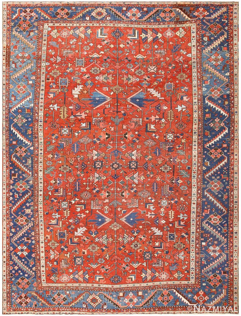 Antique Persian Serapi , Size 9'9" x 12'10" (1 of 6)