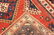 Antique Caucasian Kazak , 4'8" x 7'5" ( 1.42 M x 2.26 M - 2