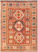 Antique Caucasian Kazak , 5'5" x 7'3" ( 1.65 M x 2.21 M