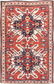 Antique Caucasian Eagle Kazak , Size 4'5" x 7'