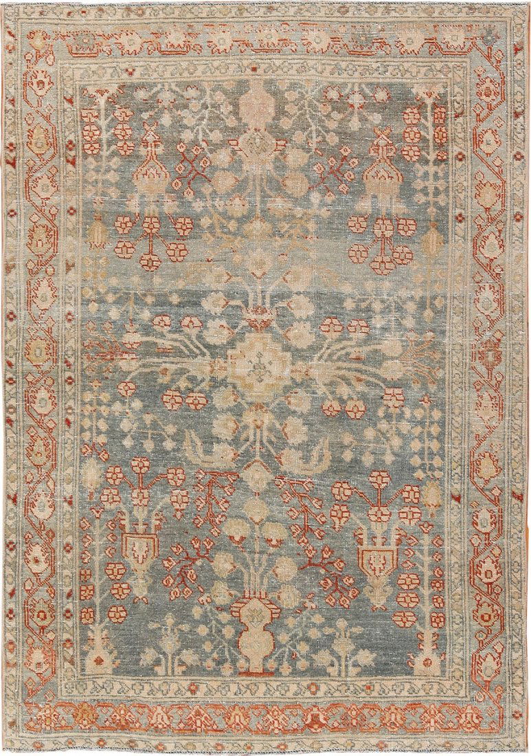 Antique Persian Malayer, Size 4'4" X 6'2" (1 of 9)