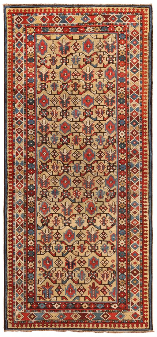Antique Caucasian Chi-Chi rug , 3 ft 3 in x 6 ft 10 in (1 of 7)