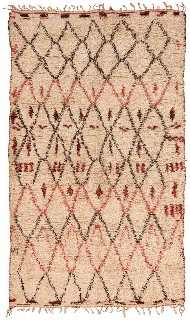 Vintage Moroccan rug , 6 ft x 9 ft 7 in (1 of 5)