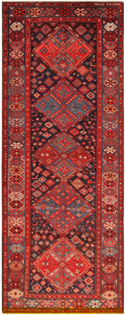 Antique Caucasian Runner, 6 ft x 15 ft 5 in (1 of 5)